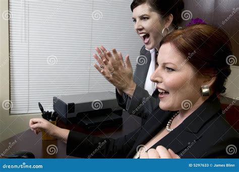Victorious Business Women Stock Image Image Of Businesswomen