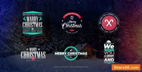 If you don't know how to use photoshop, premiere pro, after effects, you can make your own logo (and so much more) using this simple yet professional. Videohive Atmospheric Christmas Titles » free after ...