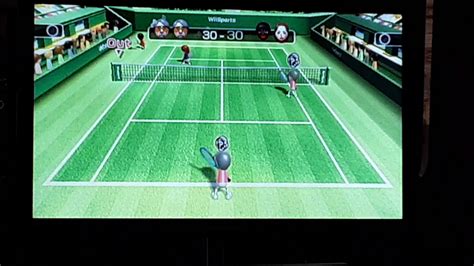 Wii Sports Tennis Vs Elisa Sarah Championship Youtube