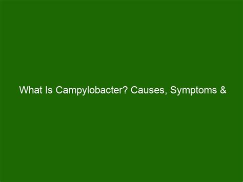 What Is Campylobacter Causes Symptoms And Prevention Tips Health And