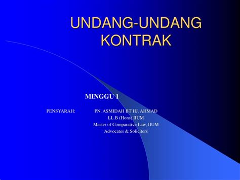 Contracts act 1950incorporating all amendments up to 1 january 2006. PPT - UNDANG-UNDANG KONTRAK PowerPoint Presentation - ID ...