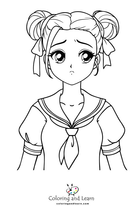 Anime Girl Coloring Pages 2024 Coloring And Learn