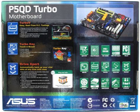 Материнская плата Asus P5qd Turbo купить цена характеристики отзывы