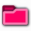 Folder, pink icon