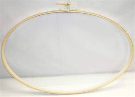 Quilting Embroidery Hoop Wood 16in X 27in Oval