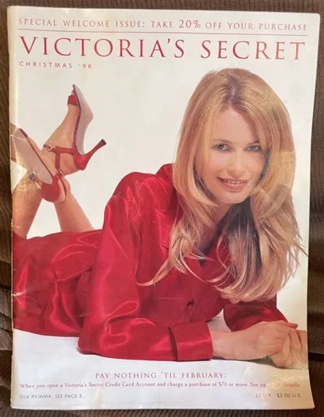 Victorias Secret Catalog Christmas 1996 Schiffer Tyra Banks Stephanie