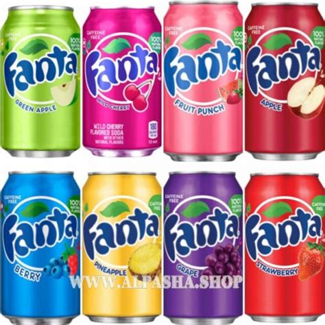 American Fanta All Flavors Can 330 Ml