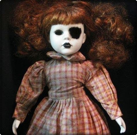 Dolls From Hell Creepy Doll With Black Lips