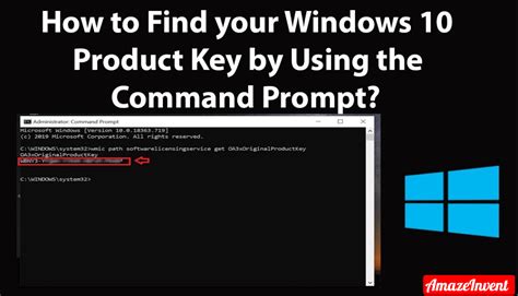 How To Find Your Windows 10 Product Key Using The Command Amaze