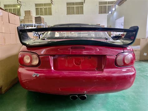 Carbonmiata Mazdaspeed Rear Spoiler For Miata Nbmk2 Rx 7 Fd Version