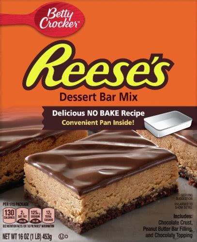 Betty Crocker Reeses Dessert Bar Mix 16 Oz Kroger