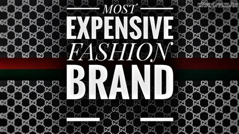 Most Expensive Fashion Brands Youtube