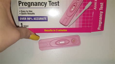 Live Pregnancy Test Dollar Tree Assured Youtube