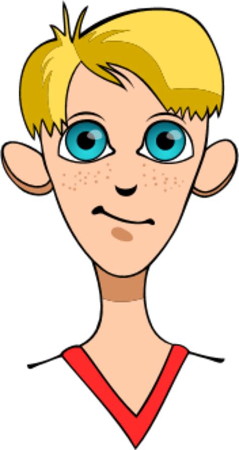 Blonde Hair Boy Clipart Blonde Hair And Blue Eyes Cartoon Png