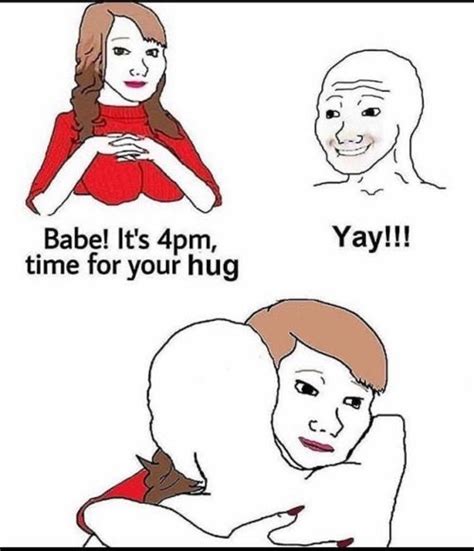 Hug Meme Template