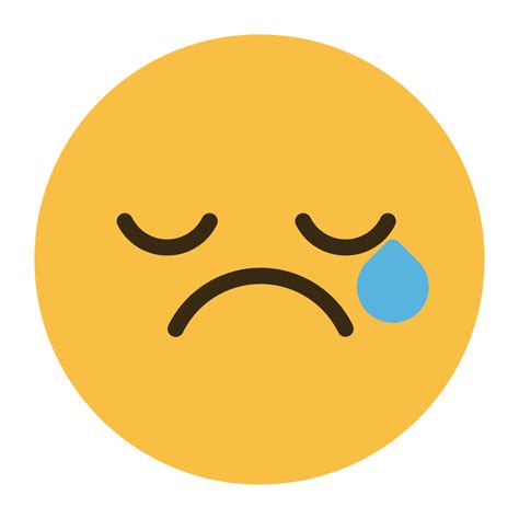 Cry Emoji Emotion Face Feeling Sad Icon Free Download