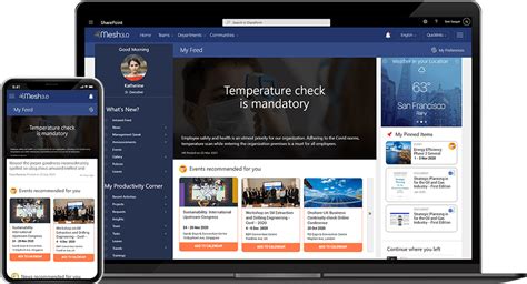 Microsoft Office 365 Intranet Modern Sharepoint Intranet Mesh