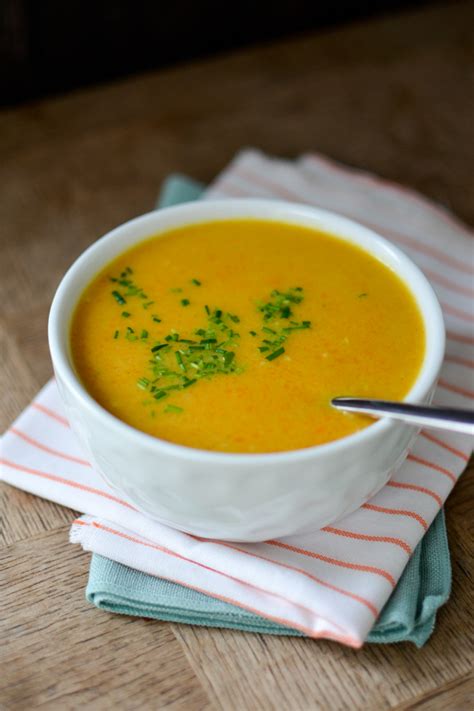 Curried Coconut Carrot Soup Simply Whisked