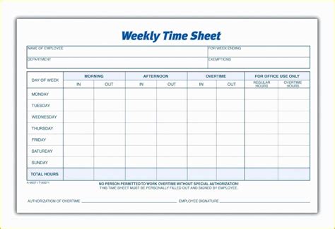 Time Sheet Invoice Template