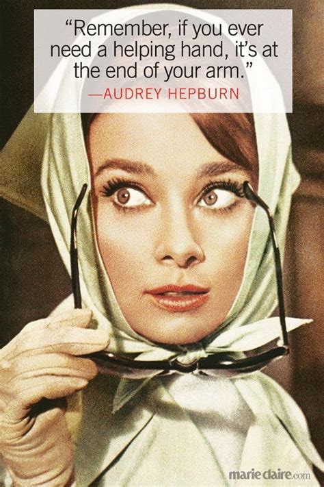 Helping Hand Audrey Hepburn Quotes Audrey Hepburn Celebration Quotes