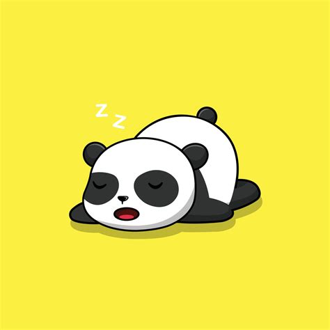 Cute Panda Sleeping 3244452 Vector Art At Vecteezy