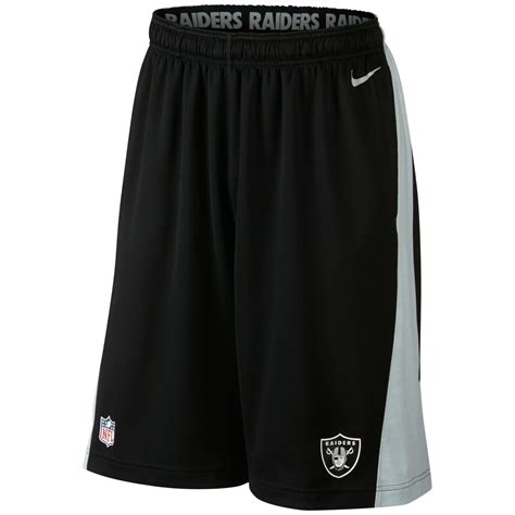 Nike Mens Oakland Raiders Fly Xl Dri Fit Shorts In Black For Men Lyst