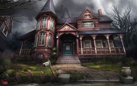 Haunted House Victorian Homes Scary Houses House