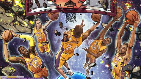 NBA Cartoon Wallpaper 71 Images