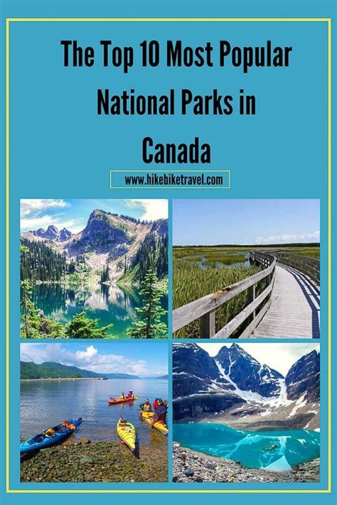 Top 10 Popular National Parks In Canada Hike Bike Travel National