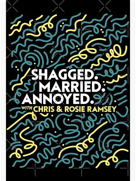 shagged married annoyed merch sma poster by zaidishopy redbubble