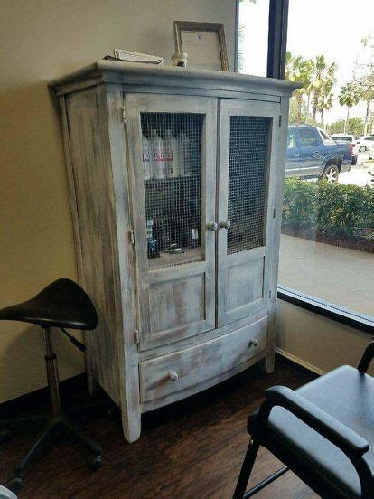 One pallet is enough to create a television stand and a cabinet. From Old TV Cabinet to Rustic Chic! | Tv cabinets, Old tv ...