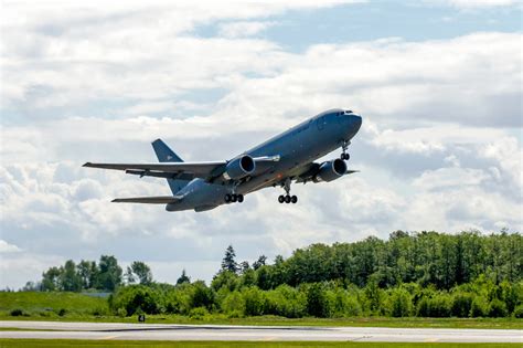 Boeing Kc 46 Programs Second 767 2c Aircraft Completes First Flight