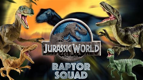 Jurassic World Raptor Squad Toys 2015 Youtube