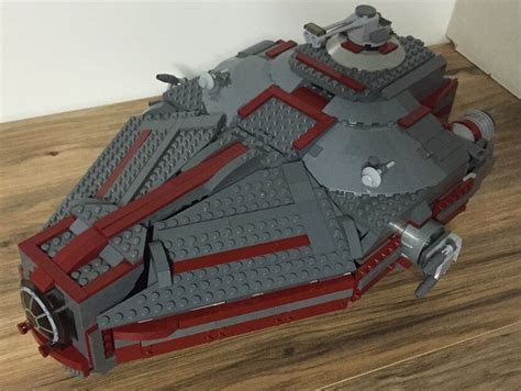 Custom Lego Star Wars Imperial Patrol Ship With Commander And Crew Ebay