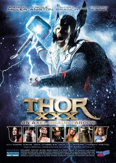 ADULT FILMS Vivid Announces Thor XXX An Axel Braun Parody Major Spoilers Comic Book