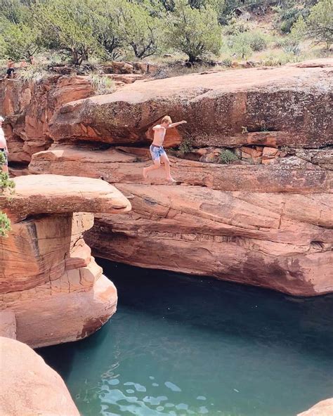 Theres A Magical Oasis In Sedona Where You Can Cliff Jump And Its