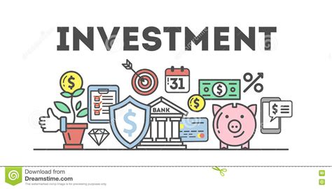 Investment Concept Illustration Stock Vector Illustration Of Market