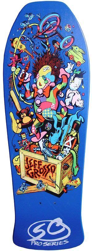 Santa Cruz Grosso Toybox Jim Phillips Skateboard Deck Art