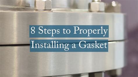 Gasket Installation In 8 Steps Youtube