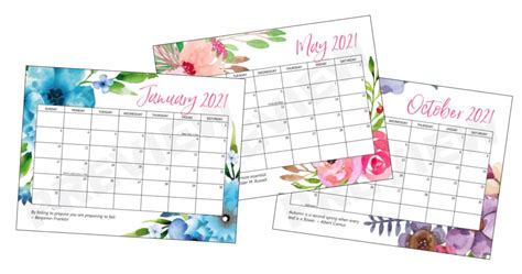 Download free printable 2021 monthly kid kindergarten calendar template and customize template as you like. Free Printable 2021 Calendar - Crafts by Amanda - Free ...