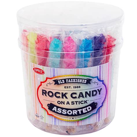 Rock Candy Sticks Assorted Retro Candies Candy Funhouse