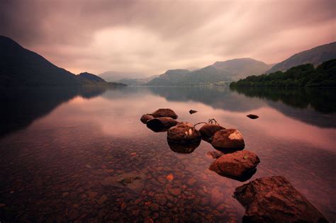 Wallpaper Sunlight Trees Landscape Mountains Sunset Hill Lake