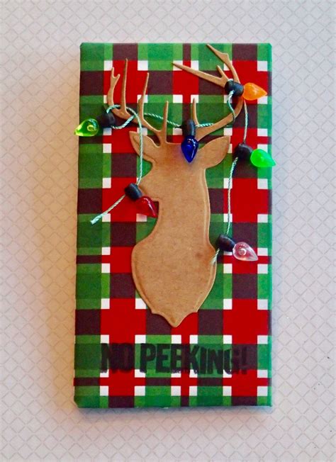 Christmas Gift Card Holder Reindeer With Lights Variety Etsy