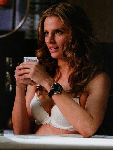 Stana Katic Sexy In A Bra Castle Castle Pinterest Stana Katic Castle Tv Series And Kate