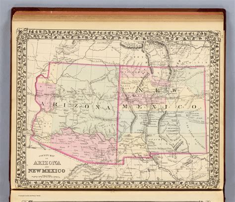Arizona New Mexico David Rumsey Historical Map Collection