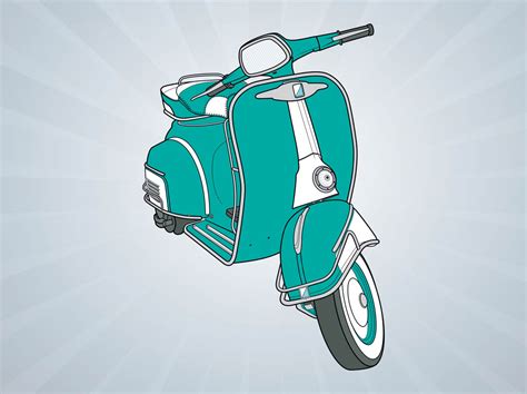 Fantastis 30 Gambar Vespa Kartun Vektor - Miki Kartun