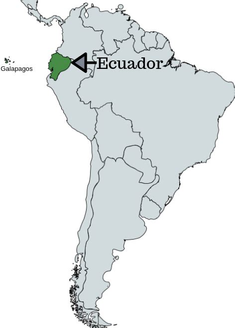 Map Of South America Ecuador World Map