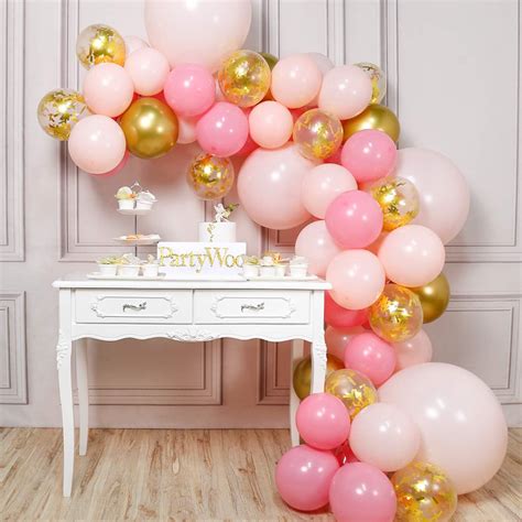 Arriba Foto Decoraci N Con Globos Rosa Y Plata El Ltimo