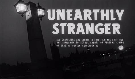 Unearthly Stranger 1963