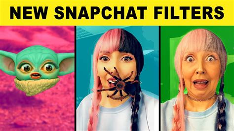 Trying The Weirdest New Snapchat Filters Youtube